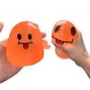 2pcs Soft Squeeze Toy Halloween Fidget Toy Ghost Decompress Squeeze Stress Ball Creative Prank Toy for Adults Halloween Gifts
