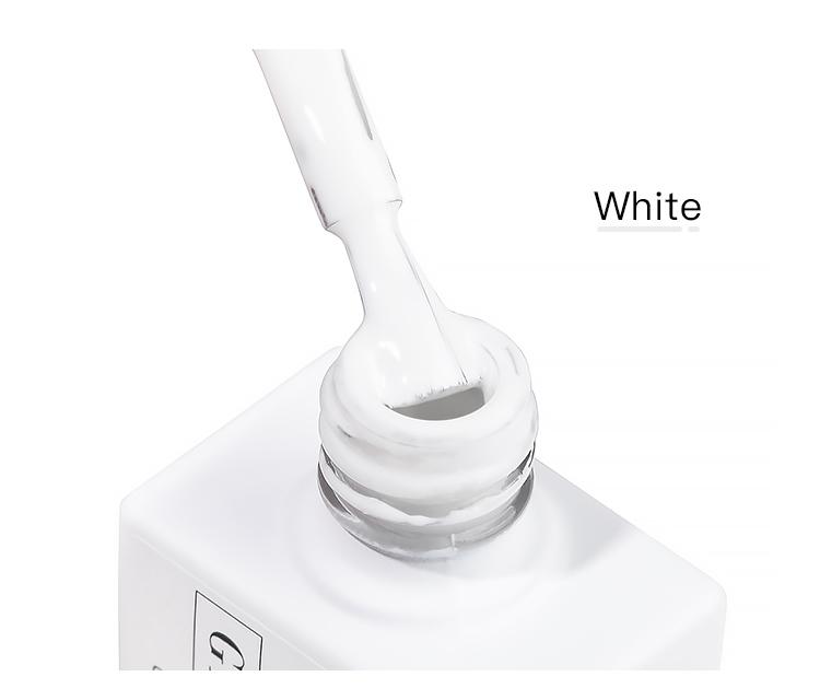 BEAU COLOR 1pcs Black White Red Solid Pure Color Nail Gel Polish for Nail Art Salon Painting Design and Home Manicure DIY