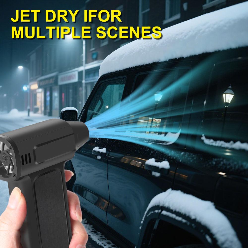 Electric Air Duster 150000RPM Car Fan Cleaning Blower Tool Blowing Snow Violent Hair Dryer Car Accessories M9 Turbo Jet Fan