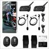 Xinowy V4c PRO Football Referee 4-Person Walkie-Talkie Set: In-Ear Left Ear, 3 Units + Bag
