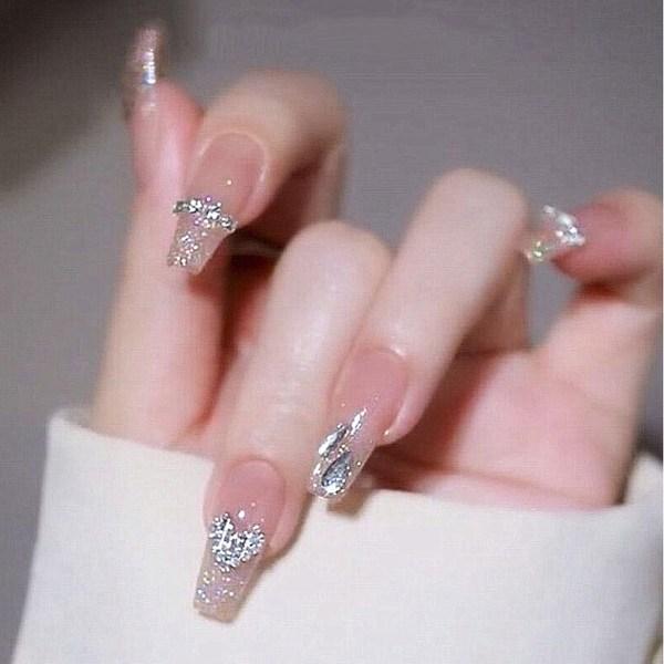 

Itemshop Гелевые типсы для ногтей Искусственные ногти Детали для самостоятельного дизайна ногтей Кубические длинные короткие, 2 шт., 012_Pearl Love