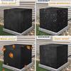 Air Conditioner Outer Unit Cover Outdoor Central External Vent Full Cover Dustproof Heavy Duty Outdoor Furniture Cover Black