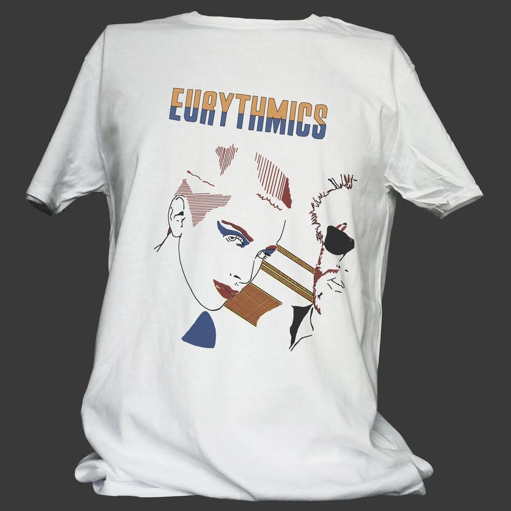 

NEW EURYTHMICS Band Album T Shirt S-5XL Cotton White For Fans EN789 Unisex T-Shirt Graphic Tee M