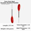6 Colors Convertible Detachable Single/Double Head Oar Paddle  for SUP Board and Kayak