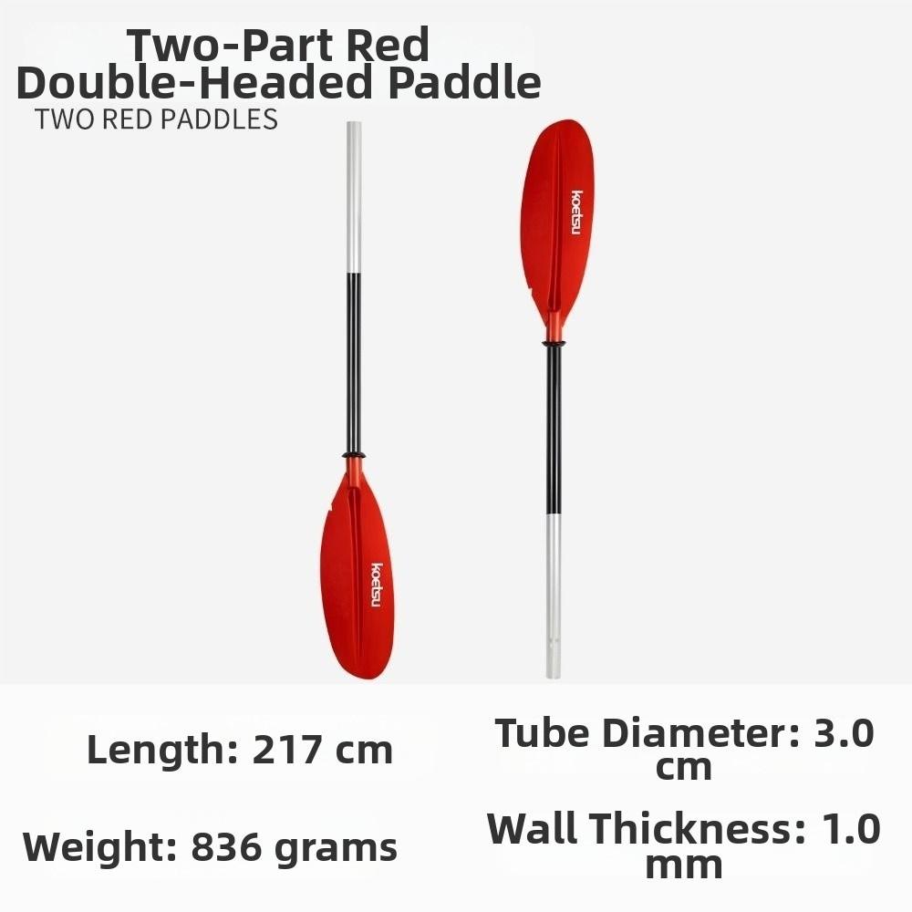 6 Colors Convertible Detachable Single/Double Head Oar Paddle for SUP Board and Kayak