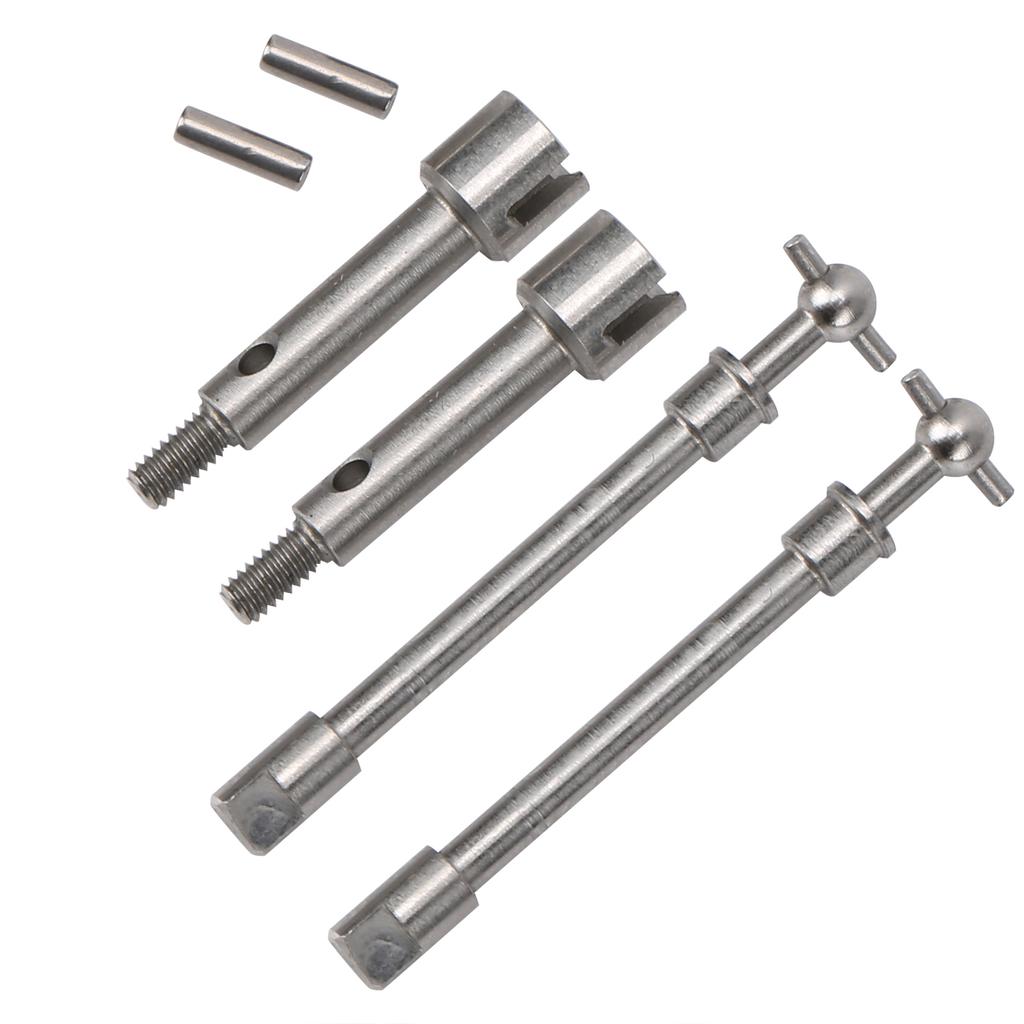 Stainless Steel Front Drive Shaft Dog Bone Replacement for Axial SCX24 90081 1 24 RC Car
