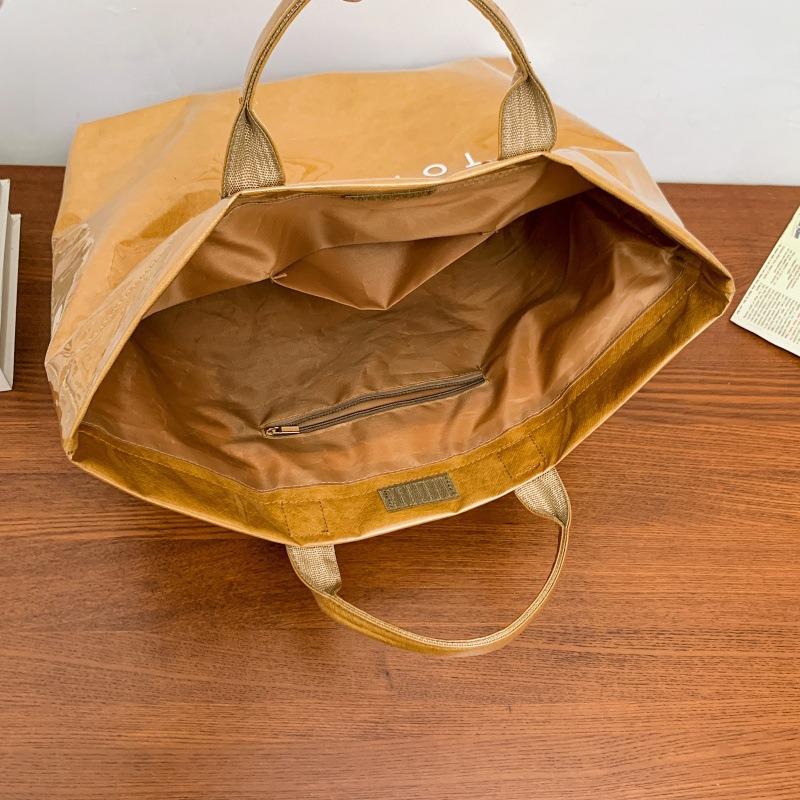 2025 Women's Large Capacity Transparent PVC Handbag - Fashionable, Water-repellent, Simple Style