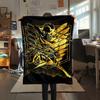 1PC Attack On Titan Print Flannel Blanket, High Quality All Seasons, Home Decor, Warmth and Comfort, Perfect for Christmas Gifts