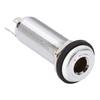 2PCS 6.35mm Jack Socket Silver Input Output Jack Durable Single Jack Socket  For Electric Guitar