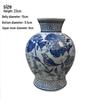 New Chinese Style Multicolor Porcelain Vase for Hydroponic Flower Arrangement – Home Decor