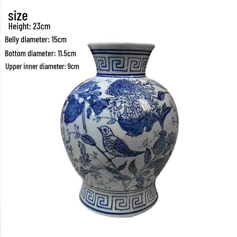 New Chinese Style Multicolor Porcelain Vase for Hydroponic Flower Arrangement – Home Decor