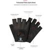 Unisex sommer treningshansker: Sklisikker, Slitesterk, Halvfingerdesign for Pull-Ups og Trening