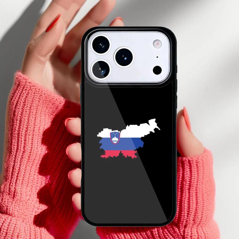 

Slovenia Slovenija Flag Phone Case for iPhone 17 Air 16e 15 14 13 Pro Max Back Cover for 12 11 Pro Coque iPhone 16 Pro