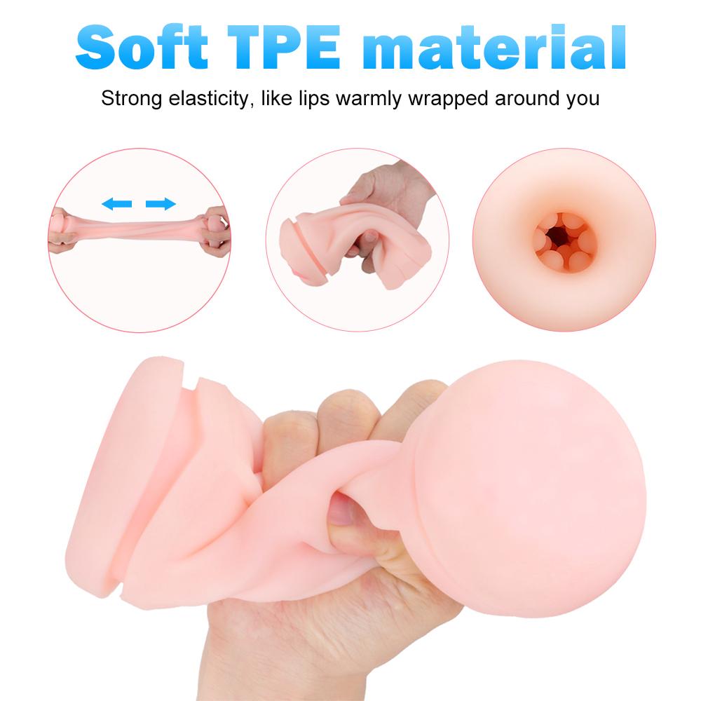 Powerful Male Automatic Masturbation Device Voice Interaction 3D Realistic Vagina Oral Sex Device 10 Frequency Vibration Penis Exerciser Sex Tool
