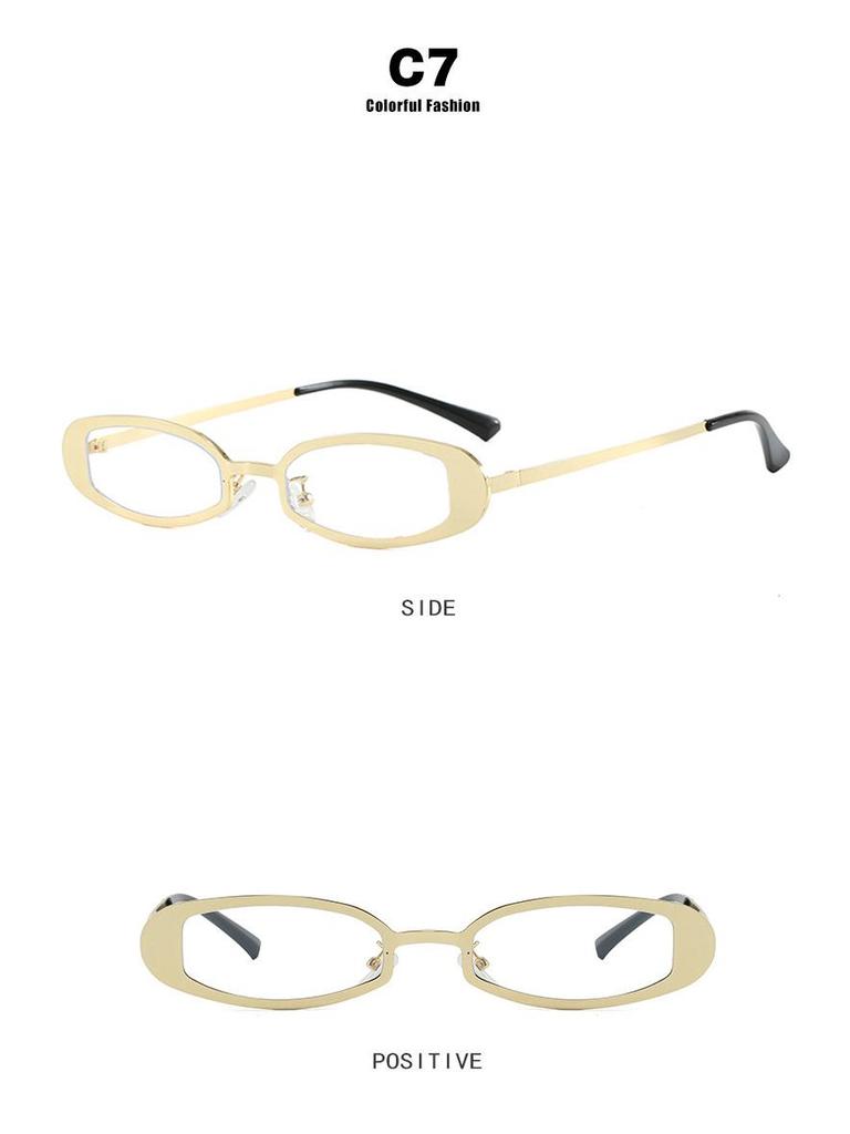 2026 Fashionable Oval Frame UV Protection Sunglasses for Women - European & American Style