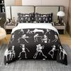 Halloween Bedding Set 3D Digital Printing 2-3 Piece Set (No Core) Suitable For Bedroom Duvet Cover Set Halloween Decor Gift