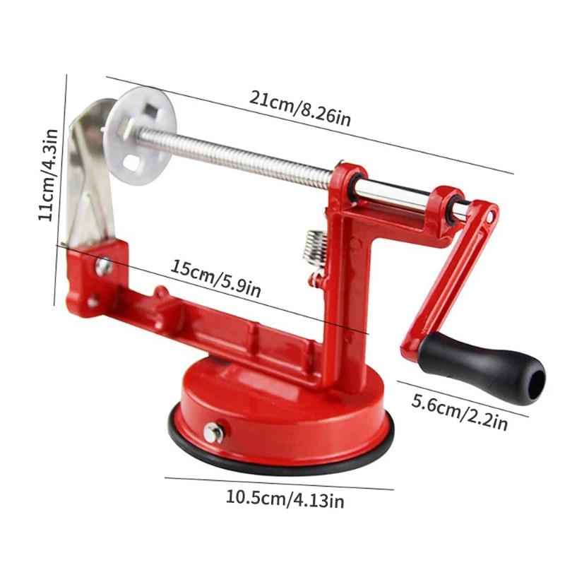 Multifunctional Rotating Potato Chip Maker Household Stainless Steel Manual Potato Tower Machine Kitchen Tool