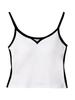 2026 Spring-Summer Women's V-Neck Cotton Camisole with Built-in Bra, Slim Fit Inner/Outer Wear