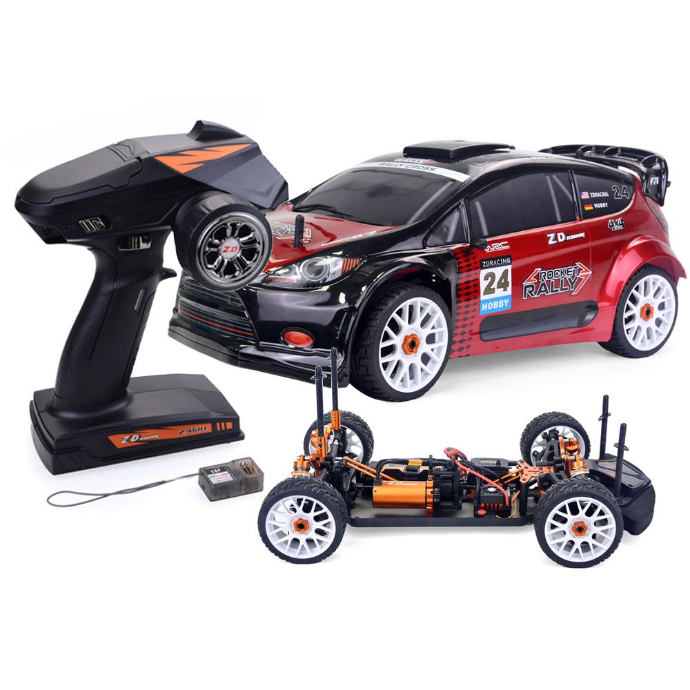 

ZD Racing 9071-V2 08426 4WD 1:8 Aluminum Alloy Rally Car 80KM/H/2.4Ghz 4CH Remote Controller/80A ESC/11.1V 3000Mah Battery Gift красный