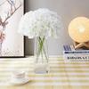 With Stem Hydrangea Dyed Edged Chrysanthemum New Fake Flower Ball  Photography Props