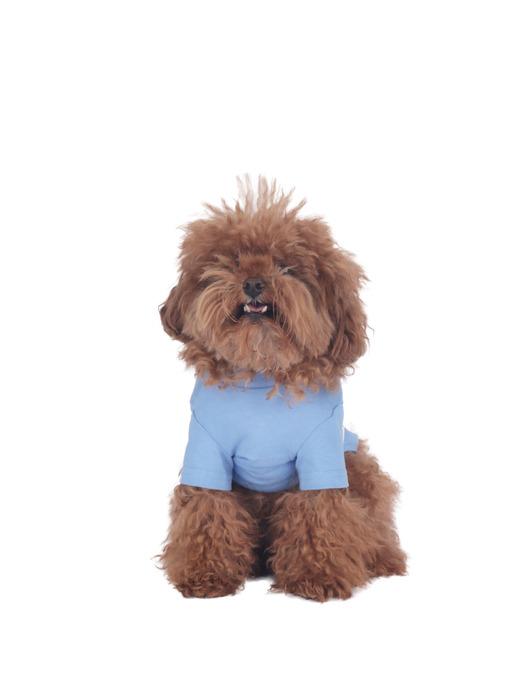 

MONCHOUCHOU Lazy Farm Sleeve Tee_Sky Blue SM