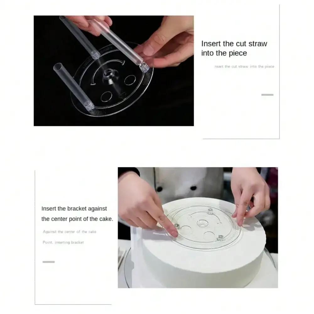 Round Cake Pan Stand DIY Craft Baking Tools Multi-Layer Support Spacer Stand Dessert Frame Kitchen Pastry Decorative Spacer