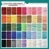 Multi-Thickness Colored Cotton Braiding & Weaving Rope (2mm/3mm/4mm)
