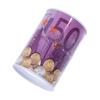 Tinplate Cylinder Piggy Bank Euro Dollar Picture Box Household Saving Money Box
