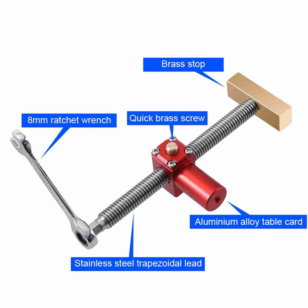 Woodworking Desktop Vise Quick Clamping Table Vise  Workbench Table Fast Fixed Clip Clamp Brass Fixt