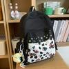 Schoolbag Backpack Women's 1011 Spring New Fresh and Sweet College Student Backpack Large Capacity Cute Printed Puppy School Bag