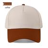 Pure Cotton Patchwork Five-Panel Baseball Cap with Custom Logo Embroidery