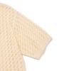 COVERNAT Small Authentic Crochet Collar Half Knit Cream