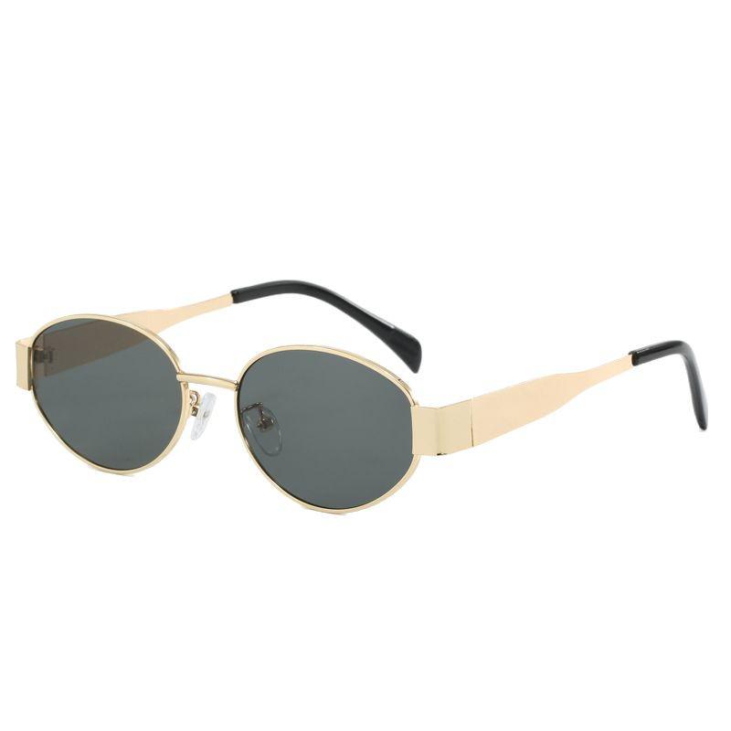 Women's 2025 High-End Retro Cat-Eye Arc De Triomphe Oval Polarized Sunglasses