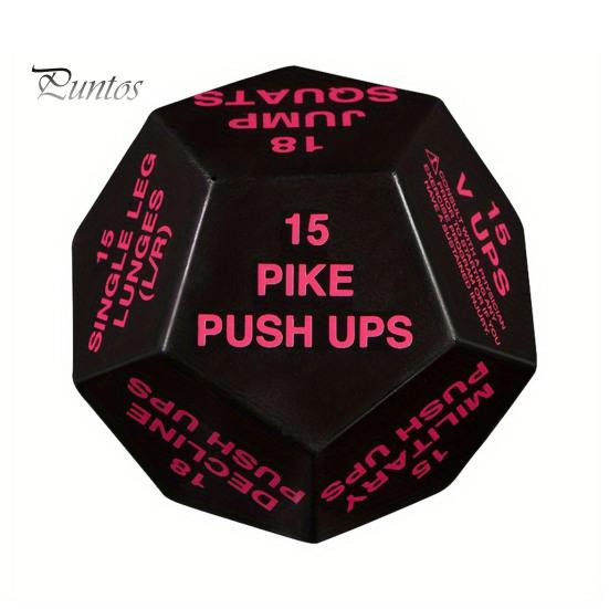 

Кости для фитнеса, карманного размера, многосторонние кубики для принятия решений, кубики для домашних тренировок в тренажерном зале, игрушки для снятия стресса, игрушки для мужчин, женщин, спортсменов, подарок для любителей спорта