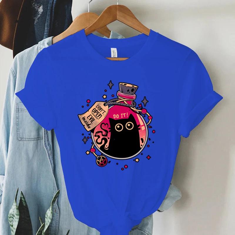 Woman Clothing Graphic T Shirts Womens Lovely Pattern Tshirt for Female Fashion Tops 2024 Funny T Shirts Youthful Woman Clothes