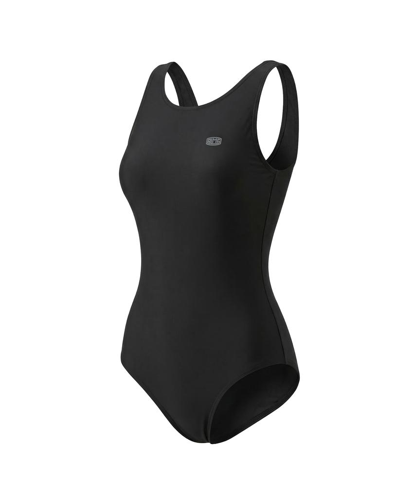Beullaegmonseuteopis Basic U-Back One-Piece Swimsuit (Black) / Bm251204