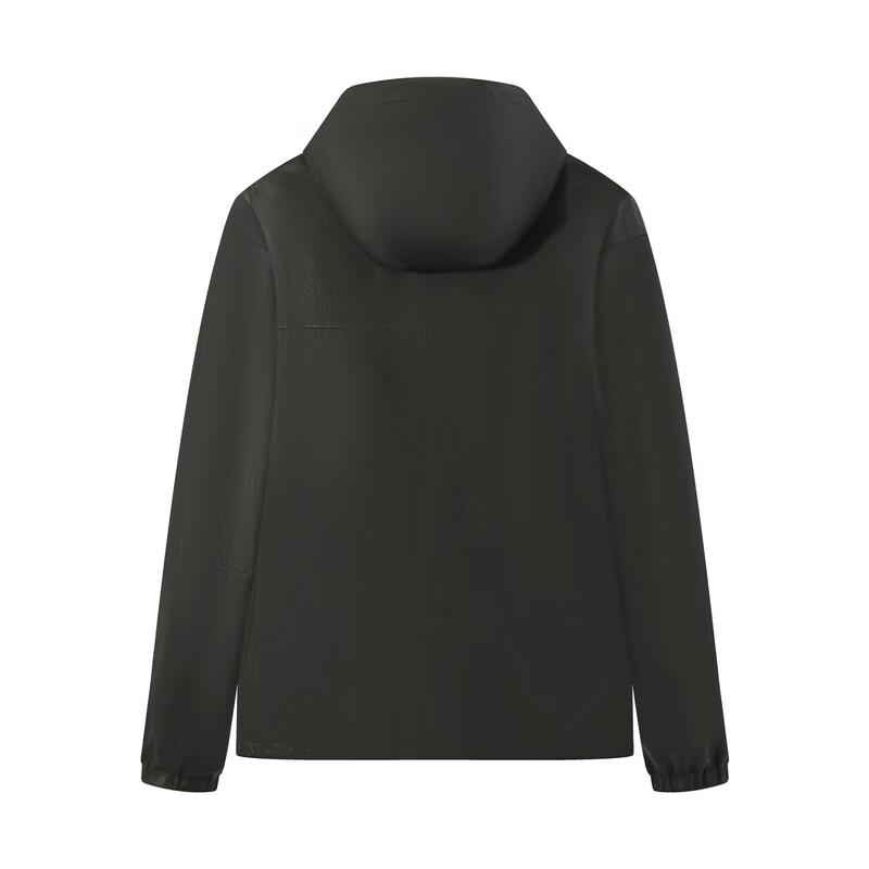 Qipai Men's Lightweight Goatskin Hooded Leather Jacket