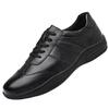 Simple Comfort Men's Outdoor Ventilation Non-slip Genuine Leather Sports Shoes Men Soft Flat Bottomed Little White Shoes