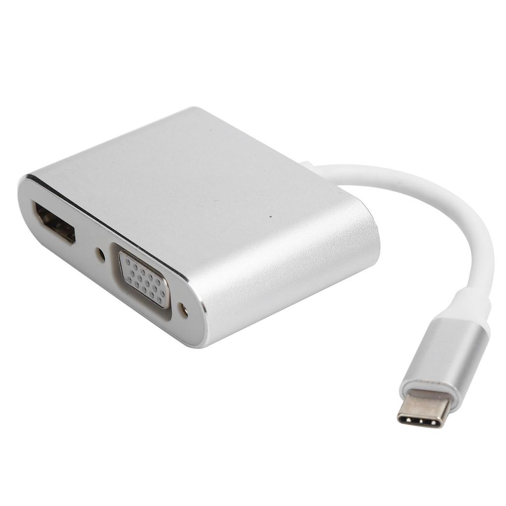 TypeC to HD Multimedia Interface VGA Video Converter Adapter Dock for Phones Laptops