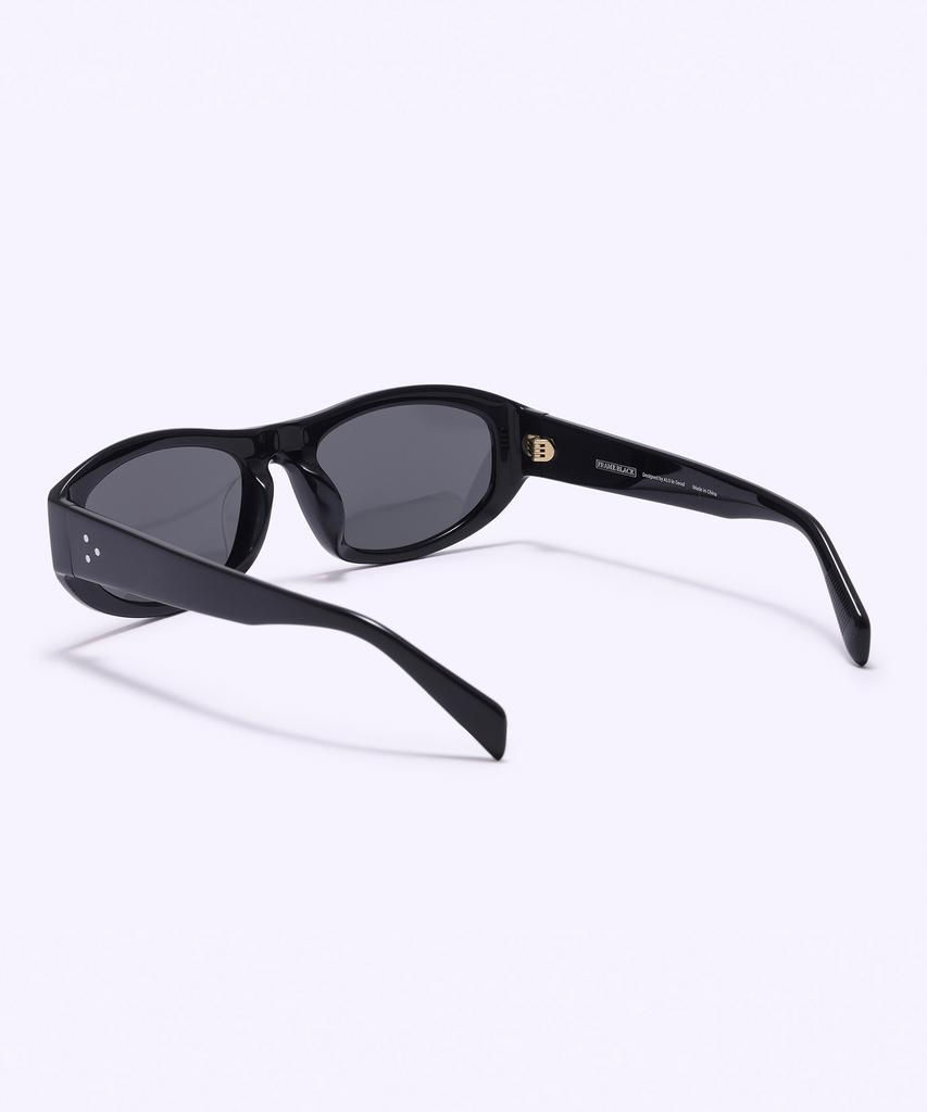 Alloaiweeo [Frame Black] Fbs1607 0909G Acetate Volume Sunglasses