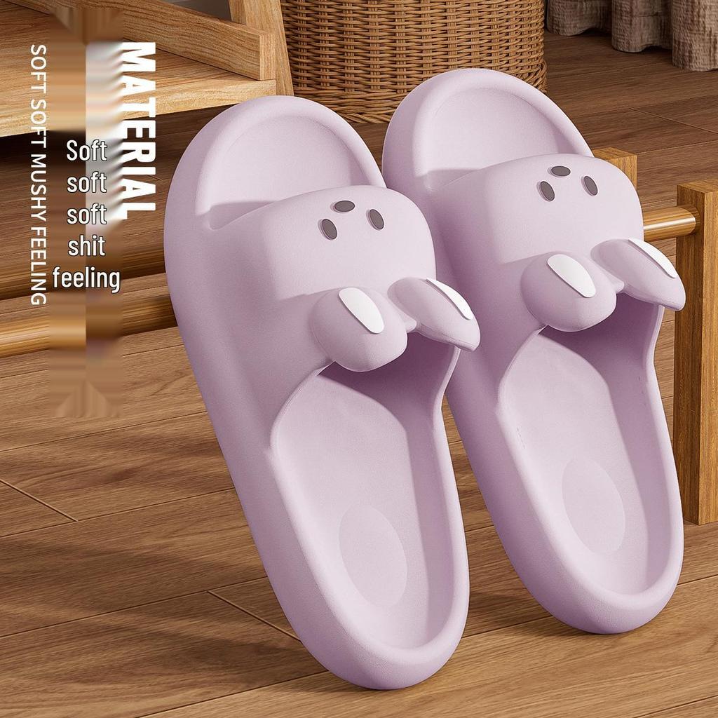 Women's and Men's Non-slip EVA Shower & Home Slippers - 2025 New Style with Unique Stepping On Poop Sensation.