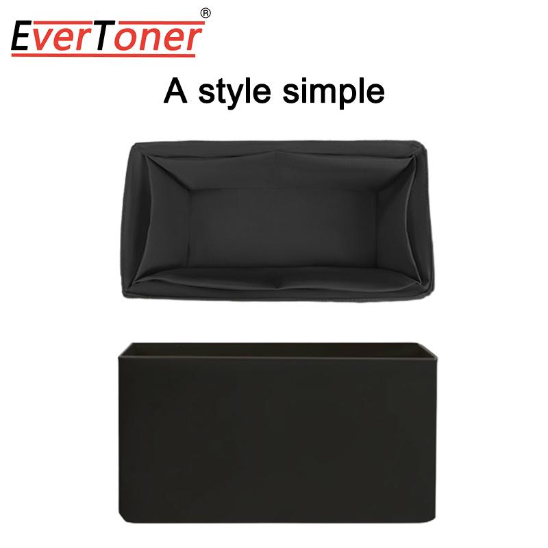 

EverToner Nylon Purse Insert Organizer Fit for Y-L envelope bag Inner Liner Bag Organizer Insert Lightweight Inside Storage Bag