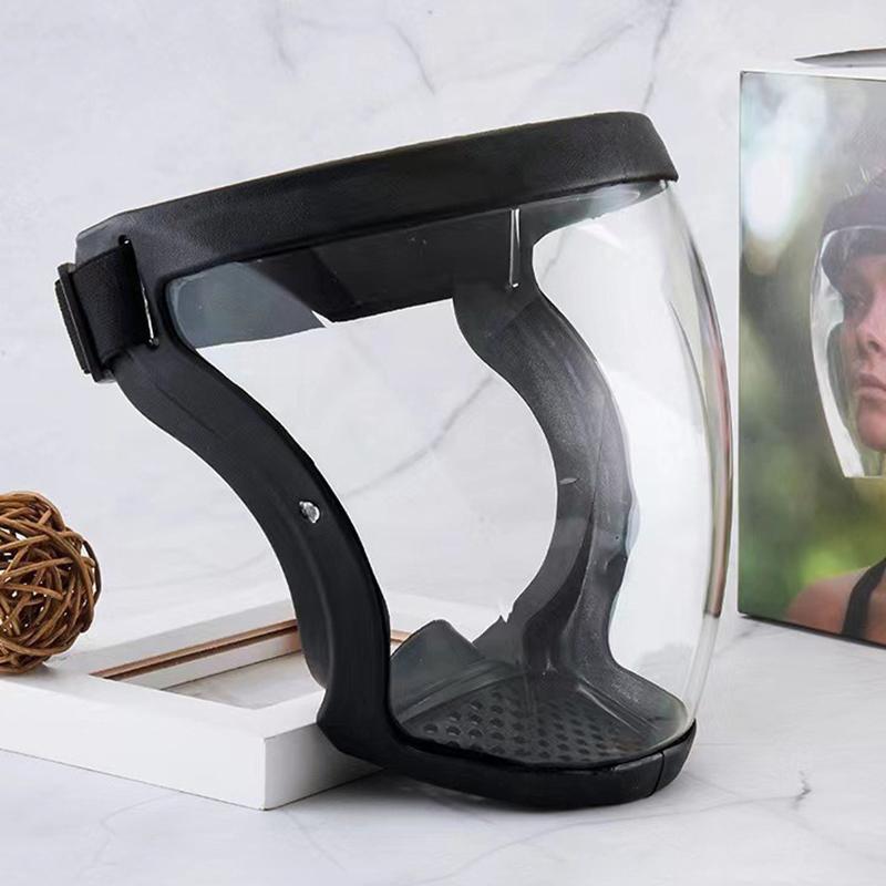 Arbeitsschutzmaske Transparentes Gesichtsschutzvisier Gesichtsschutzmaske Schützend Beschlagfrei Staubdicht Heimküchenwerkzeuge Vollgesichtsmaske