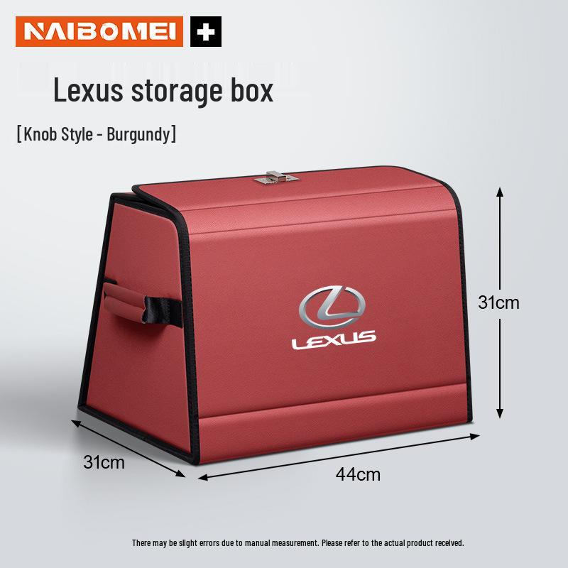 Pudełko do przechowywania w bagażniku samochodu Lexus dla modeli LS, ES, IS, RX, UX, NX, CT.