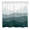 Spliced digital printed fabric shower curtains, thickened waterproof bathroom curtains and bathroom partition curtains