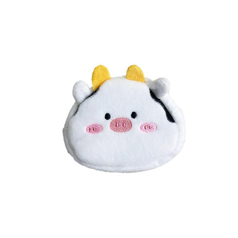 Plush Coin Purse Multifunctional Portable Coin Purse Metal Chain Coin Bag Adorable For Backpack Charm Crossbody Bag Accessory