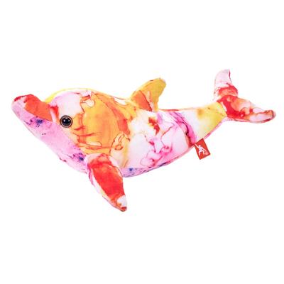 Bicho de Pelúcia Golfinho Wild Republic - Atlantis - Macio e Fofo - Material Reciclado - L15 x P26 x A11cm - 27399