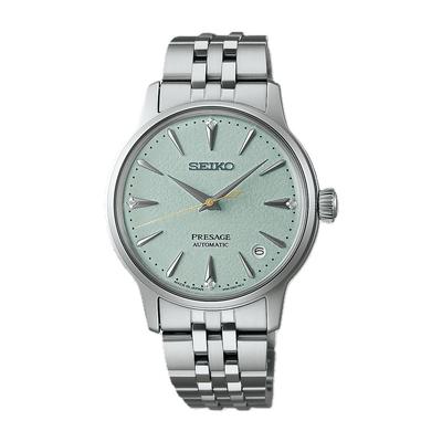 Dámské hodinky Presage Cocktail Time Automatic 34mm s diamantovým zeleným ciferníkem SRPL63J1