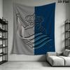 Real Sociedad Wall Tapestry Aesthetic Wall Hanging Printed Fabric Blanket Decorative Tapestries for Bedroom Living Room Home Decor