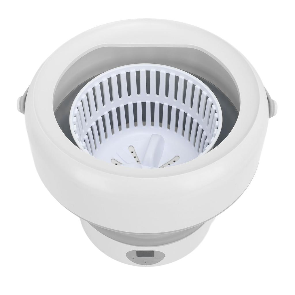Mini Washer With Water Filter Basket Foldable Superior Stain Removal Small Portable Washing Machine